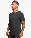 Omen Hybrid Active Crew Neck Slim Fit Ultra Lightweight Tee w/Modal + Silk - WESTON JON BOUCHÉR