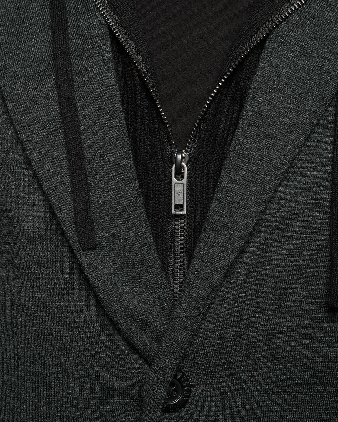 Atticus Slim Fit Blazer w/Removable Hoodie Layer