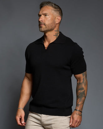 Avalon S/S Textured Slim Polo - WESTON JON BOUCHÉR