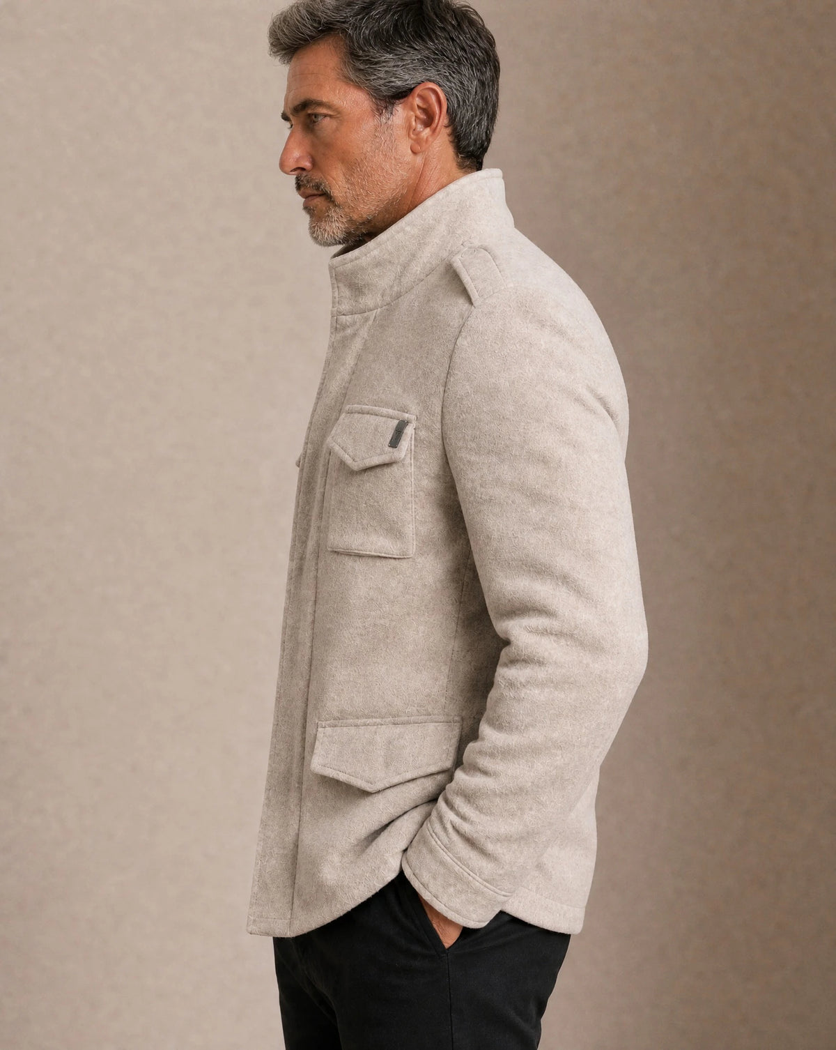 Armada Wool Field Coat - Sandstorm - WESTON JON BOUCHÉR