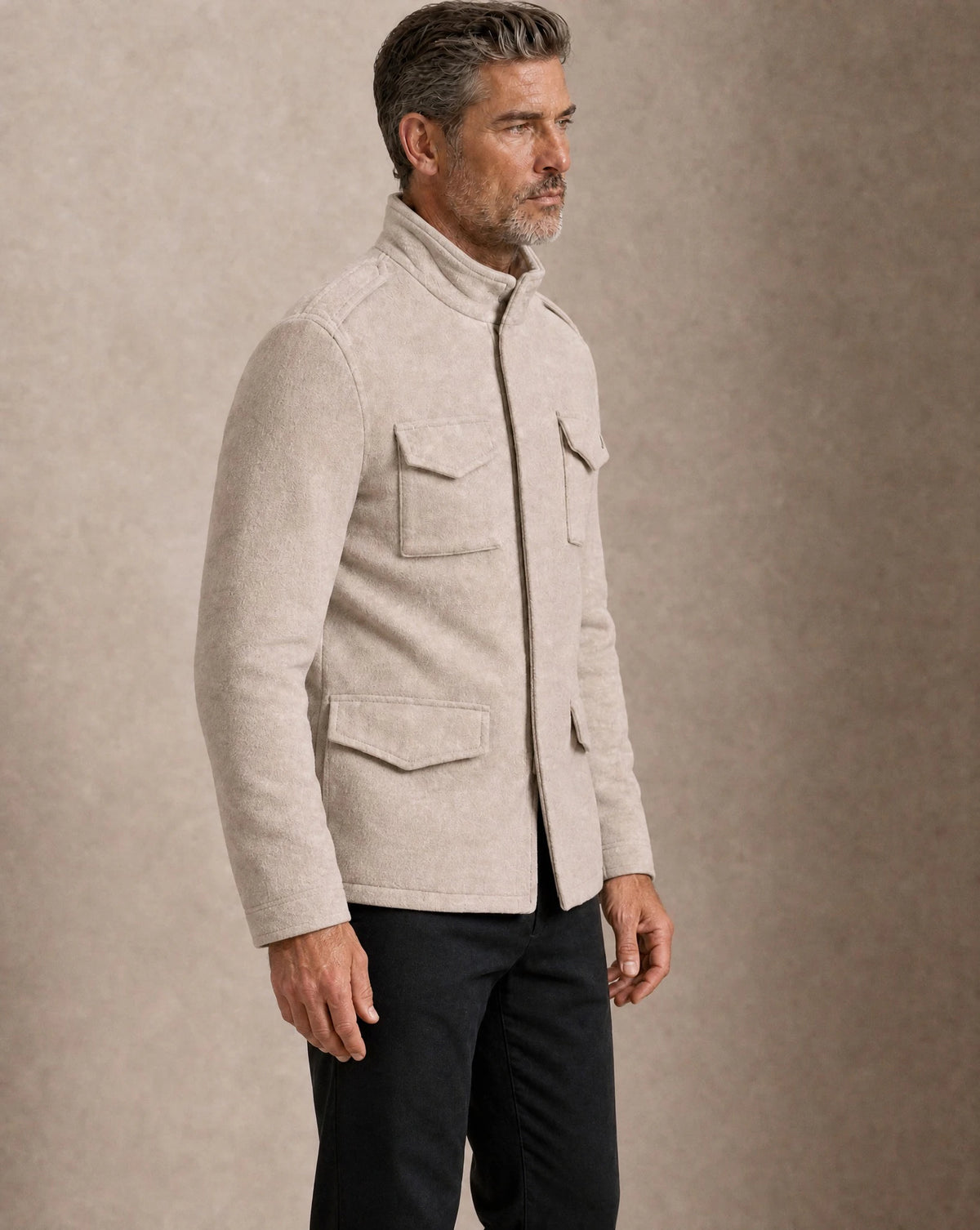 Armada Wool Field Coat - Sandstorm - WESTON JON BOUCHÉR