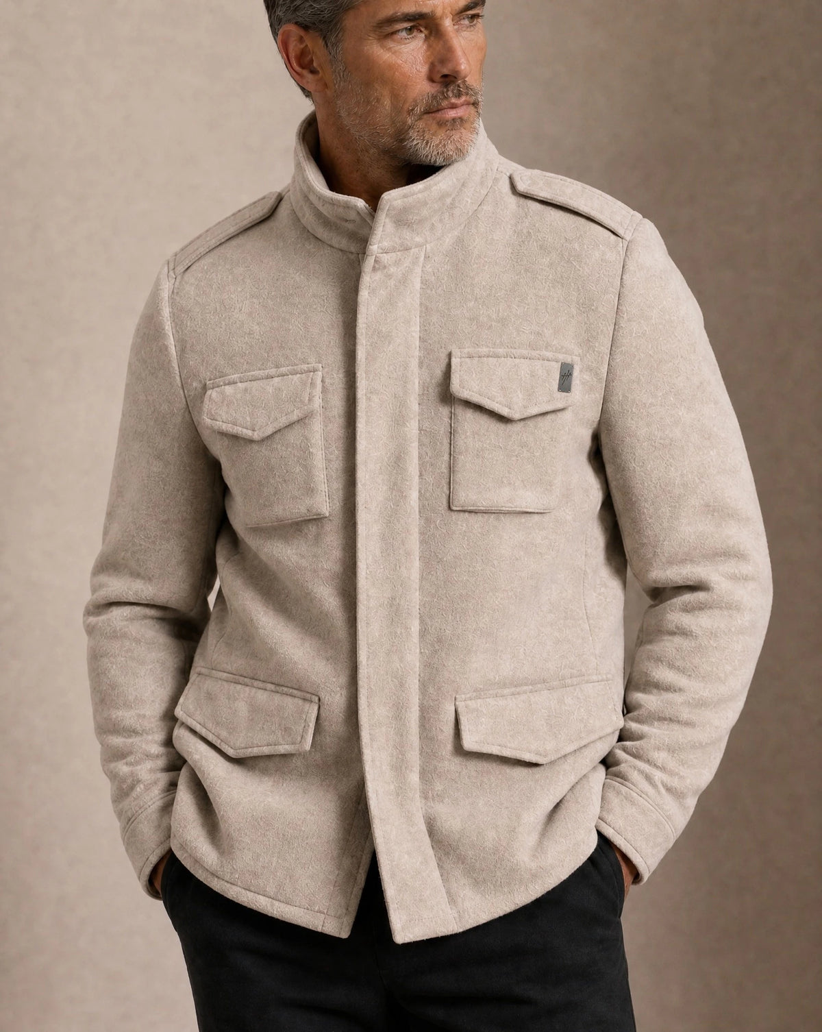 Armada Wool Field Coat - Sandstorm - WESTON JON BOUCHÉR