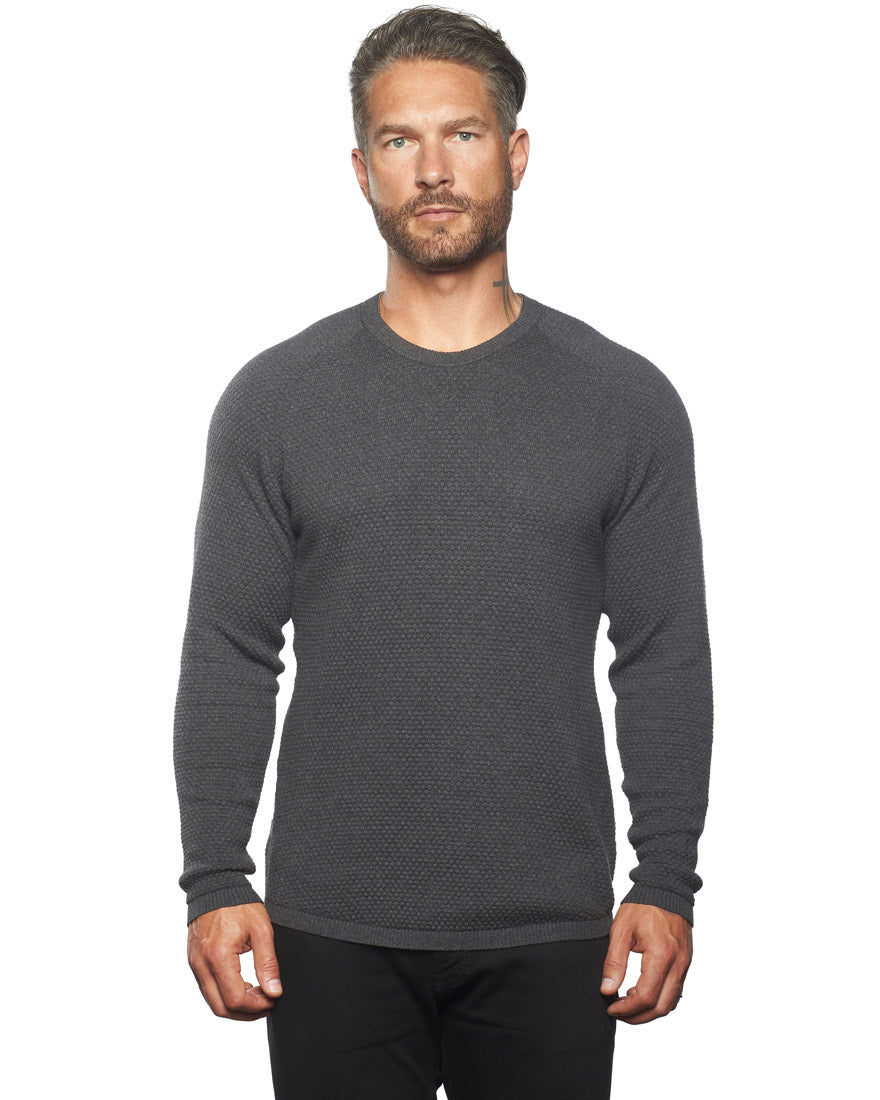 The Ripley Crew Neck Cotton & Cashmere FITTED Sweater