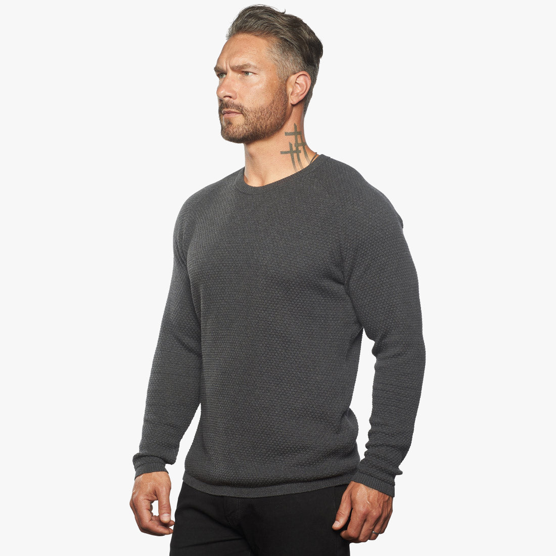 Ripley Crew Neck Cotton & Cashmere Sweater SLIM