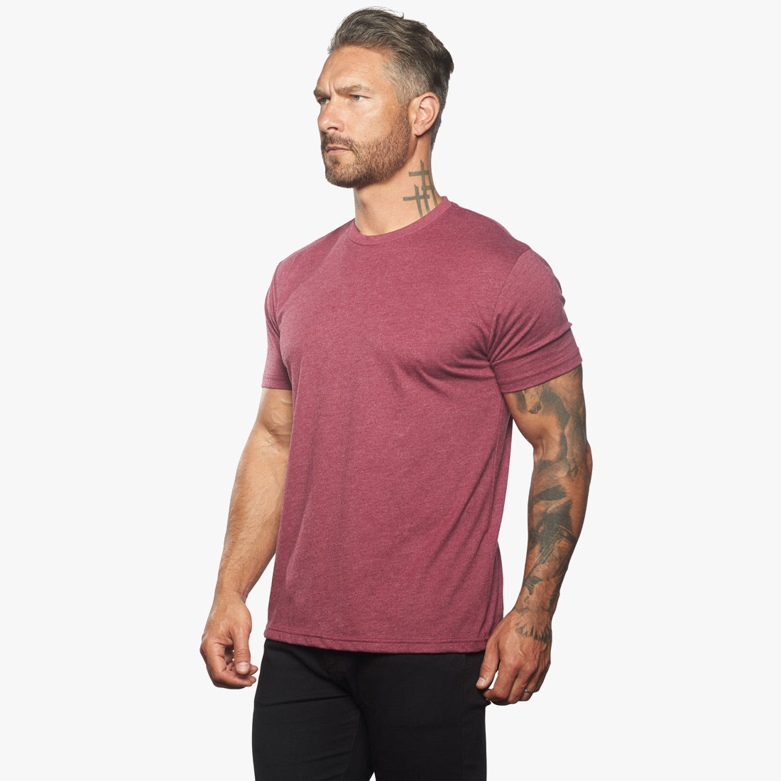 Ultra Soft Fitted Crew Neck Tee