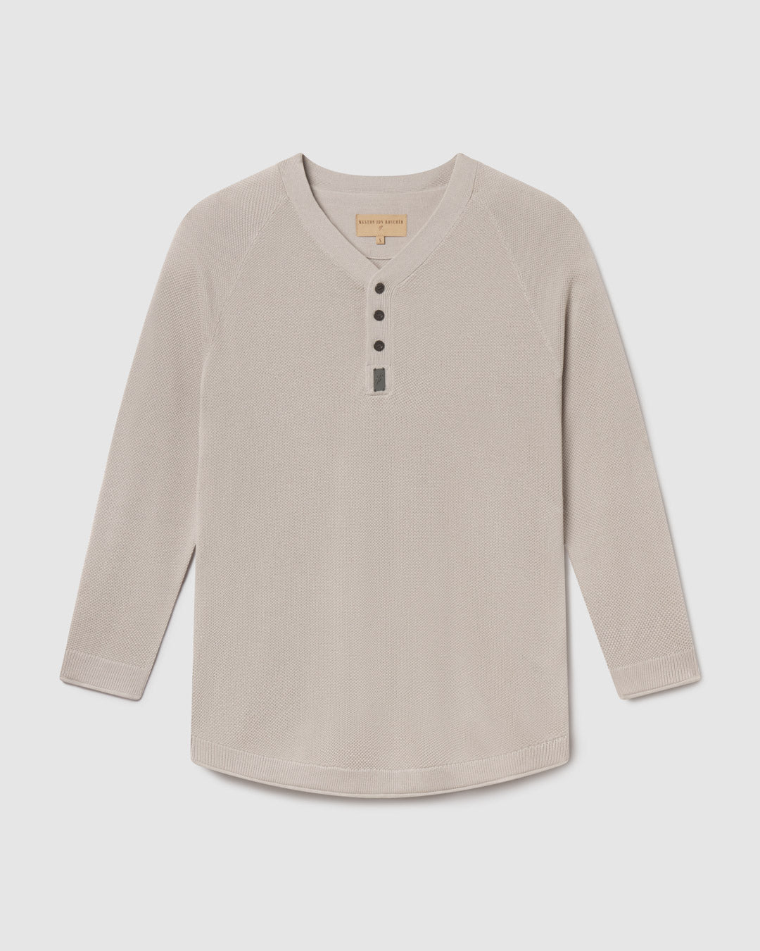 Harlow Bird's Eye Knit Slim Henley