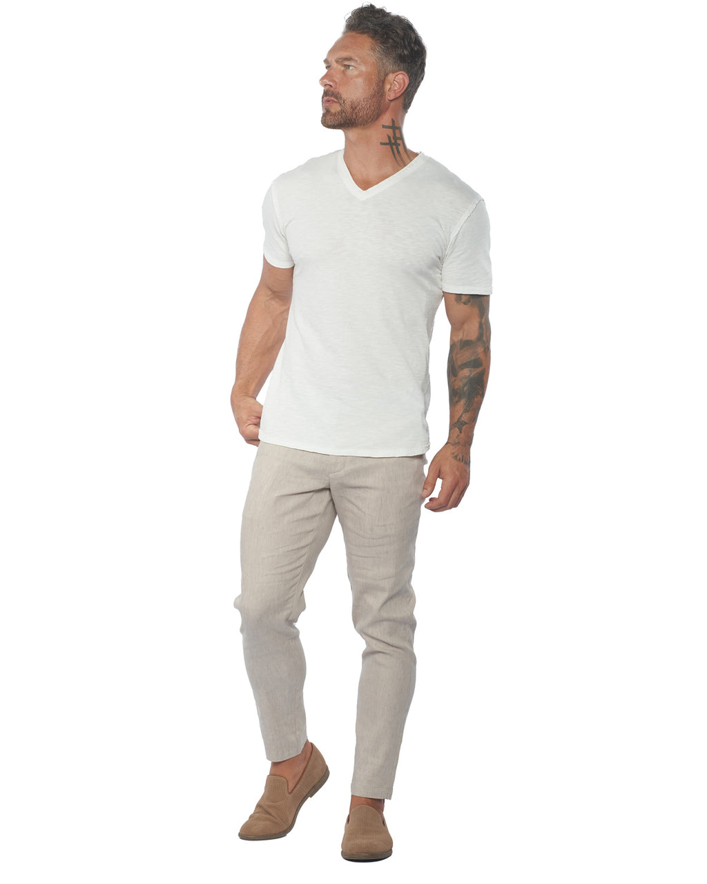 The Havana Comfort Linen Slim Pants