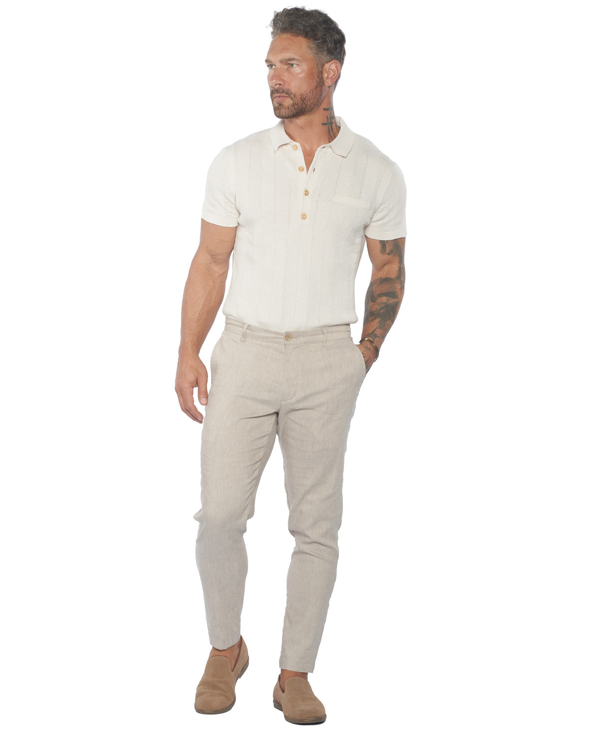 The Havana Comfort Linen Slim Pants
