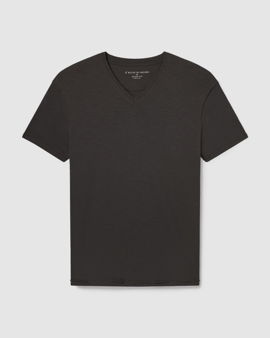 Isla V Neck Slub SLIM Fit Supima Tee [Made in USA]