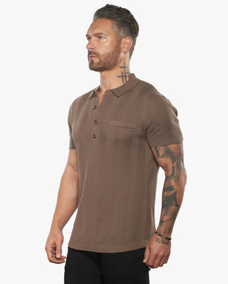 Alastair Slim Fit Knit Polo - WESTON JON BOUCHÉR