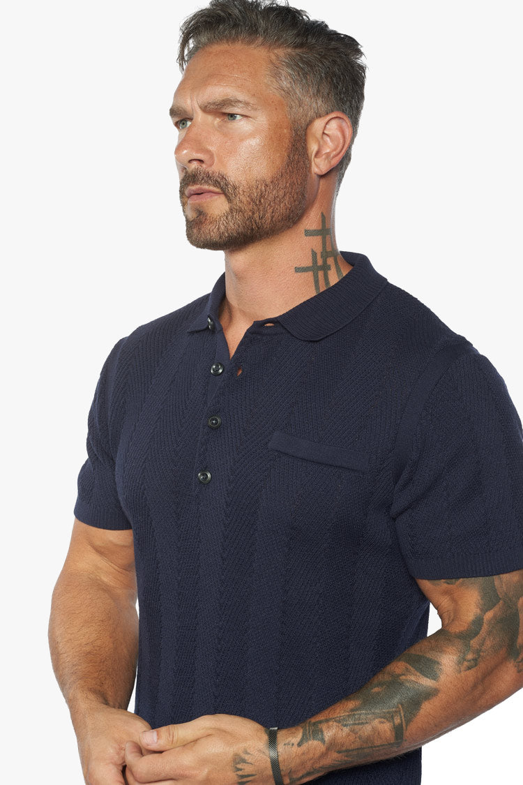 Alastair Slim Fit Knit Polo