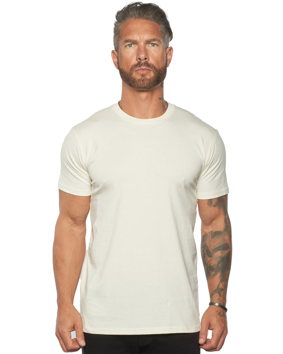 The Ecru Limited SLIM Fit Crew Tee - WESTON JON BOUCHÉR