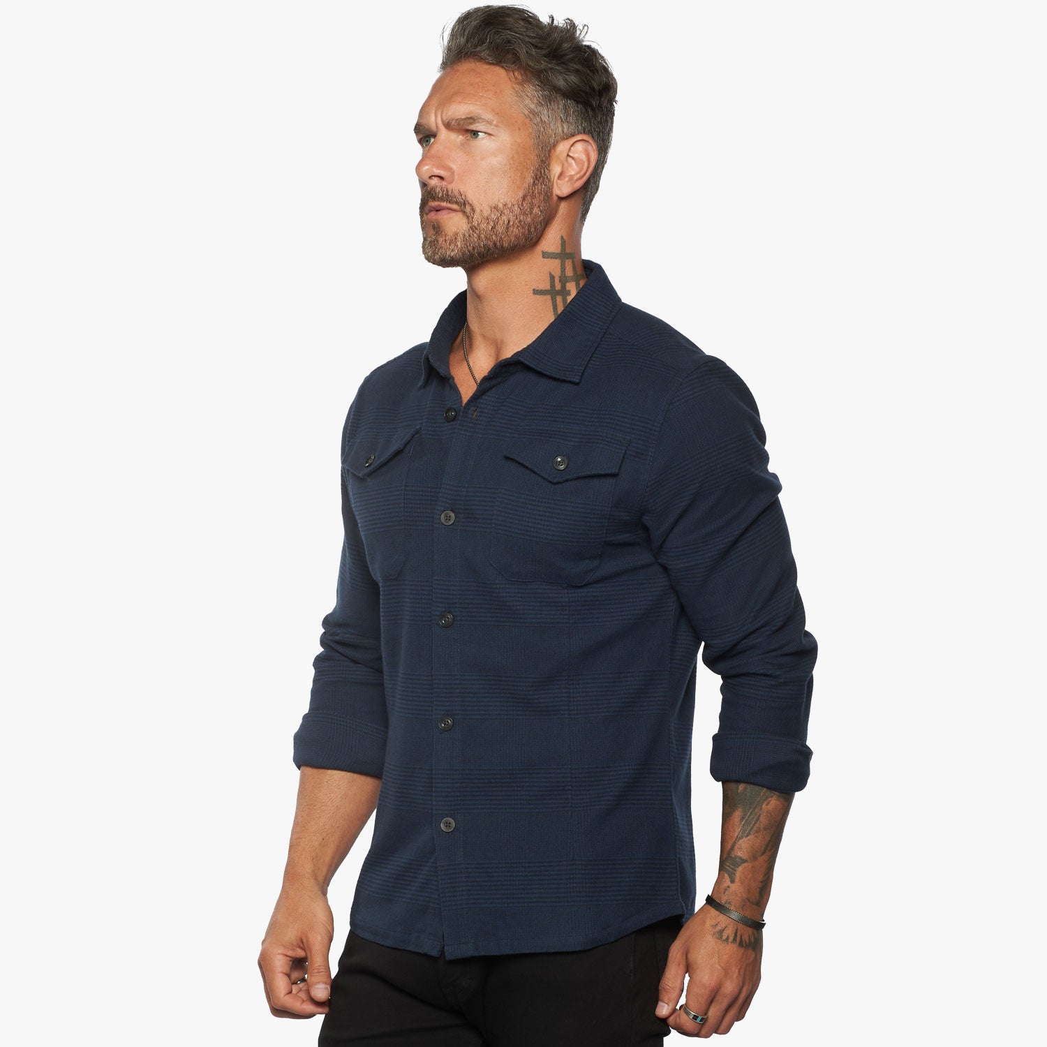 Untucked Tailored SLIM Fit Button-Up Shirt