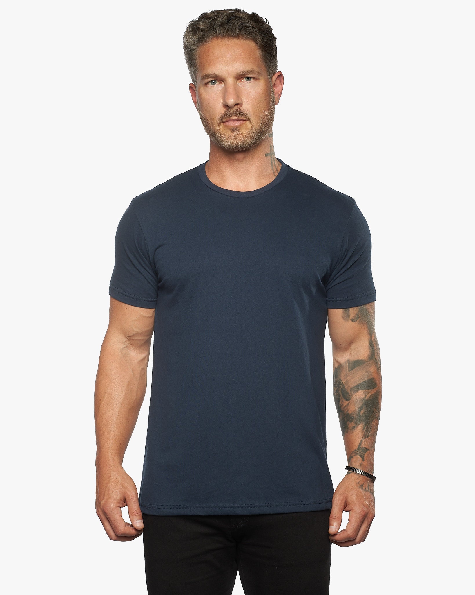 Ultra Soft Fitted Crew Neck Tee