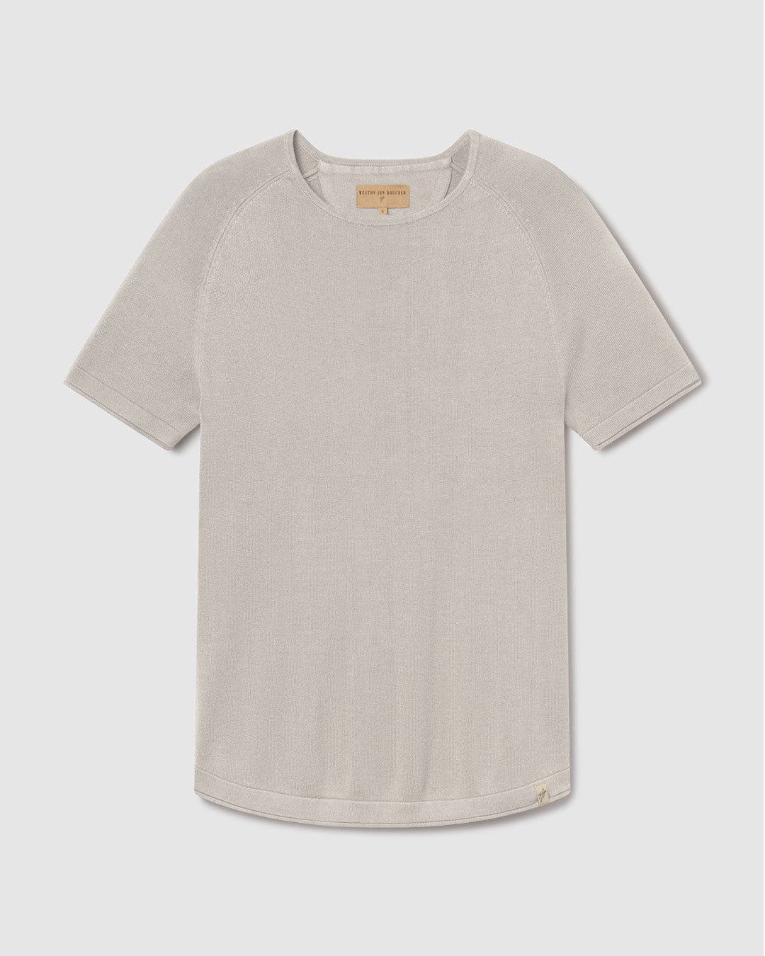 SS Lightweight Slim Fit Sweater - Bone - WESTON JON BOUCHÉR