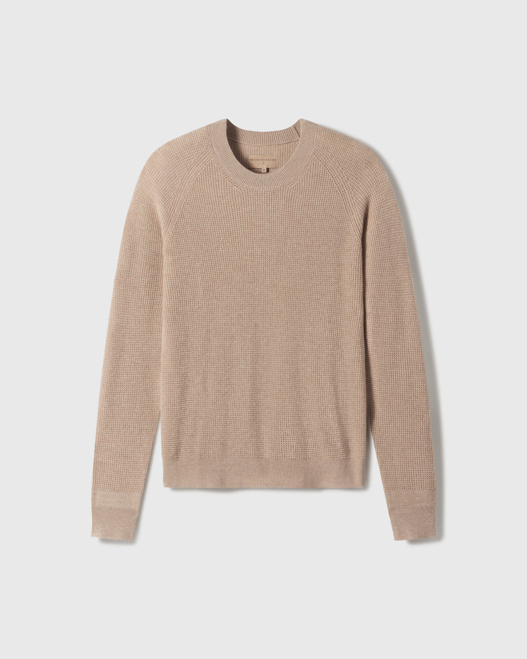 Valen Waffle Knit Cashmere & Wool Fitted Sweater [Lightweight]