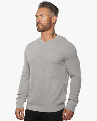 Valen Waffle Knit Cashmere & Wool Fitted Sweater [Lightweight] - WESTON JON BOUCHÉR