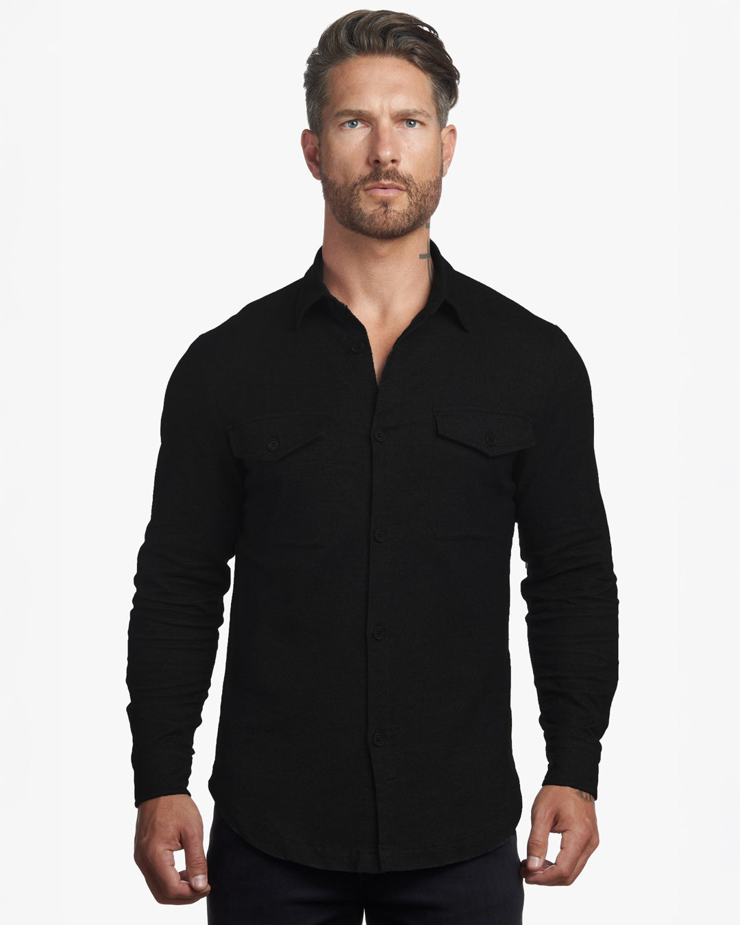 Untucked Tailored SLIM Fit Button-Up Shirt