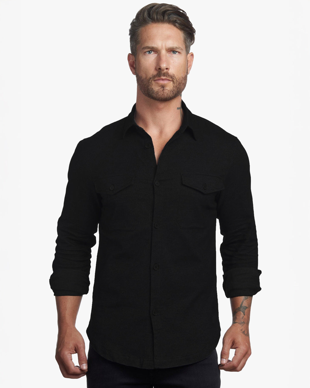 Untucked Tailored SLIM Fit Button-Up Shirt