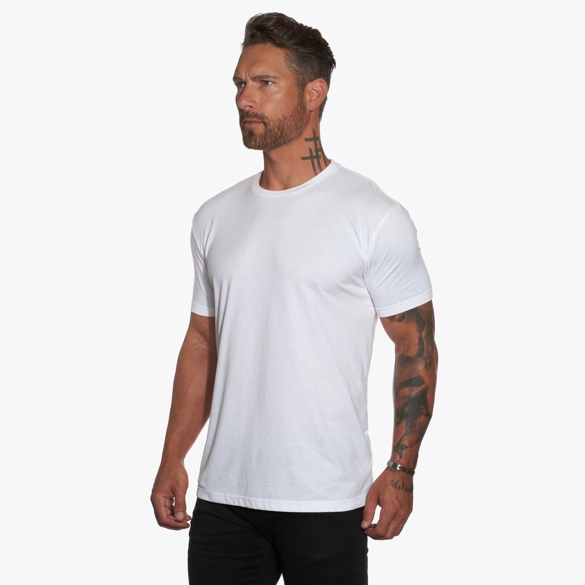 Ultra Soft Fitted Crew Neck Tee