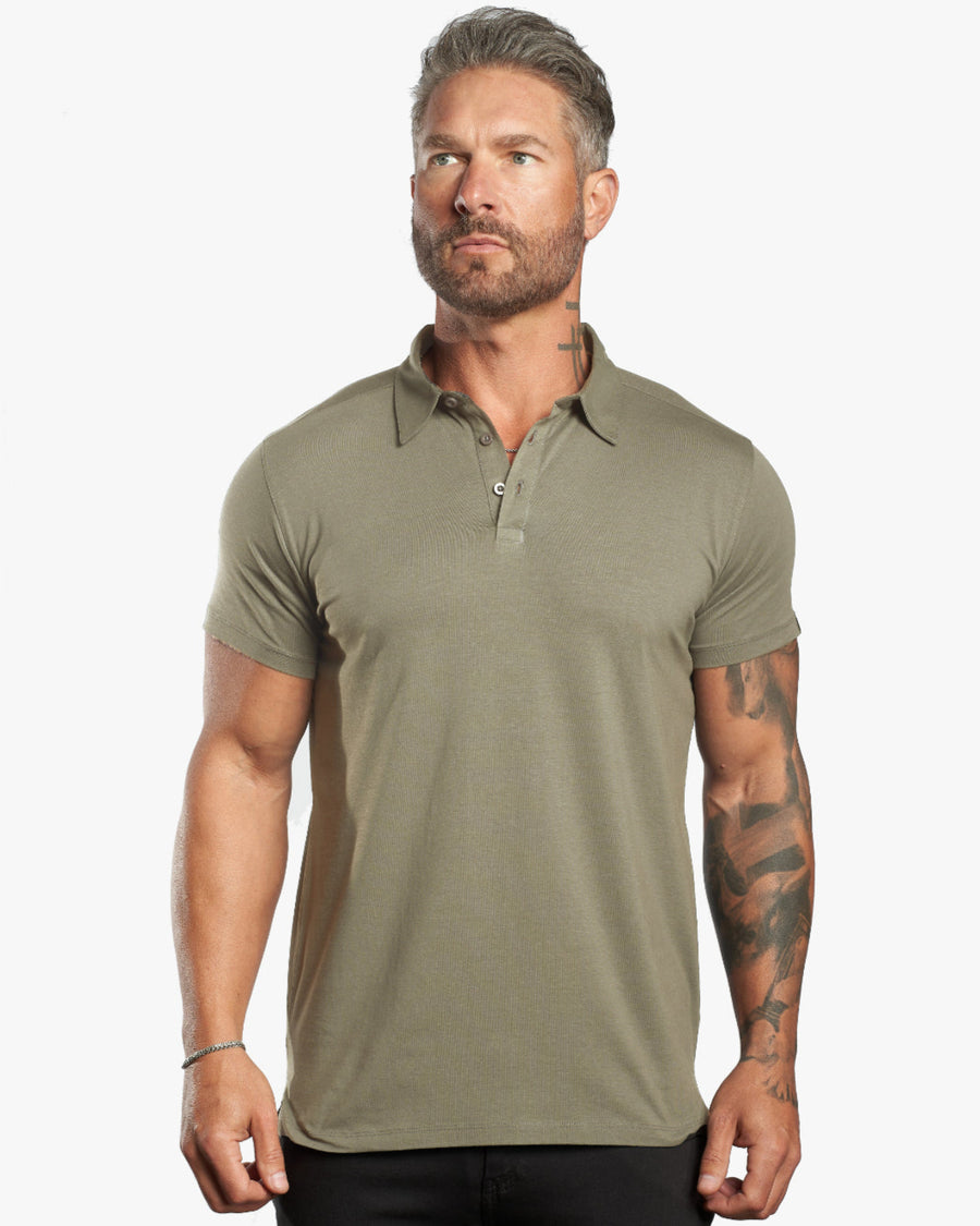 The Addison Jersey Knit Fitted Polo [Lightweight] - WESTON JON BOUCHÉR