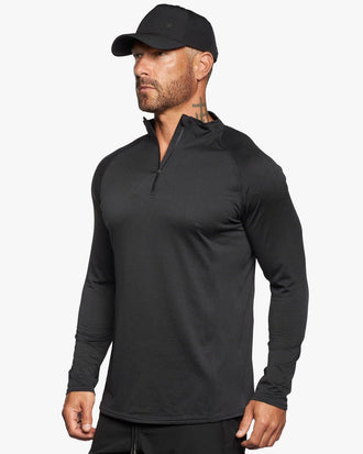 Neo Slim Fit Training Quarter-Zip - Dark Star - WESTON JON BOUCHÉR