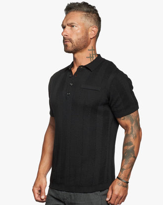 Alastair Slim Fit Knit Polo - WESTON JON BOUCHÉR