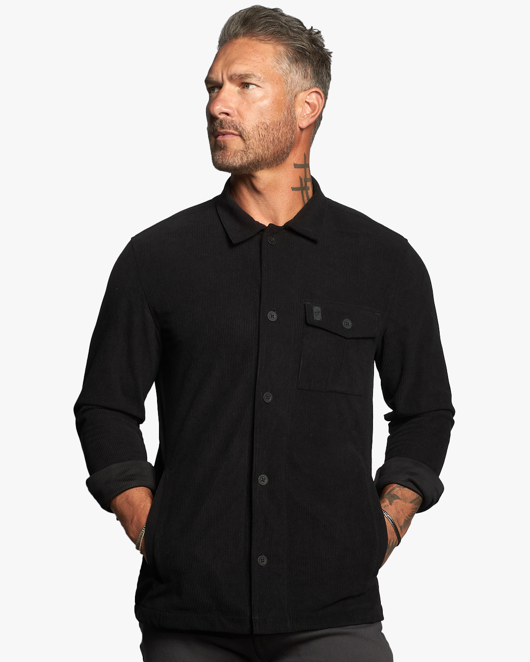 Stellan Corduroy Slim Fit Overshirt