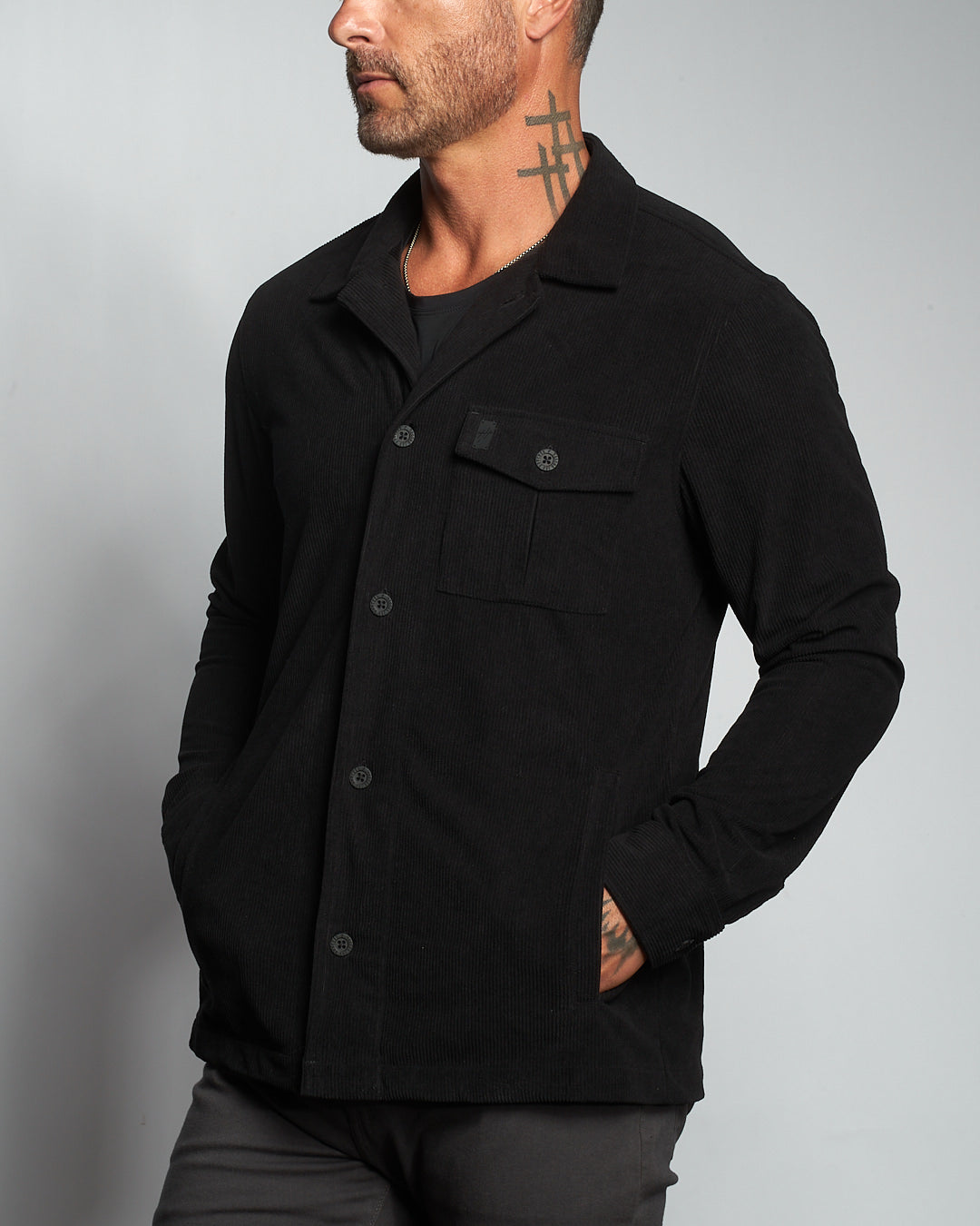 Stellan Corduroy Slim Fit Overshirt - PREORDER