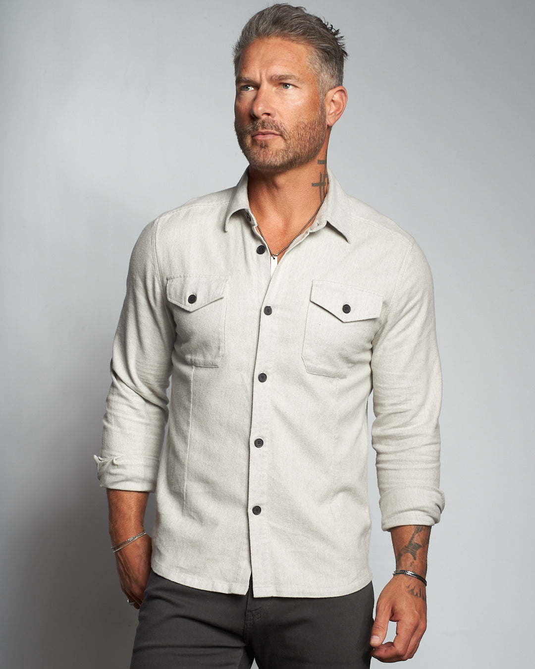 The Untucked Tailored SLIM Fit Button-Up Shirt (Runs Small) - WESTON JON BOUCHÉR