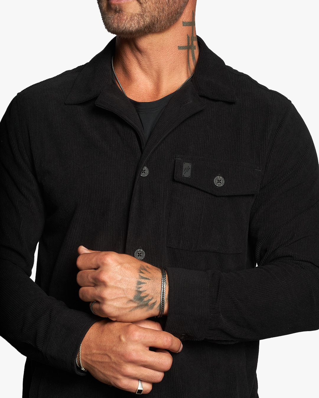 Stellan Corduroy Slim Fit Overshirt