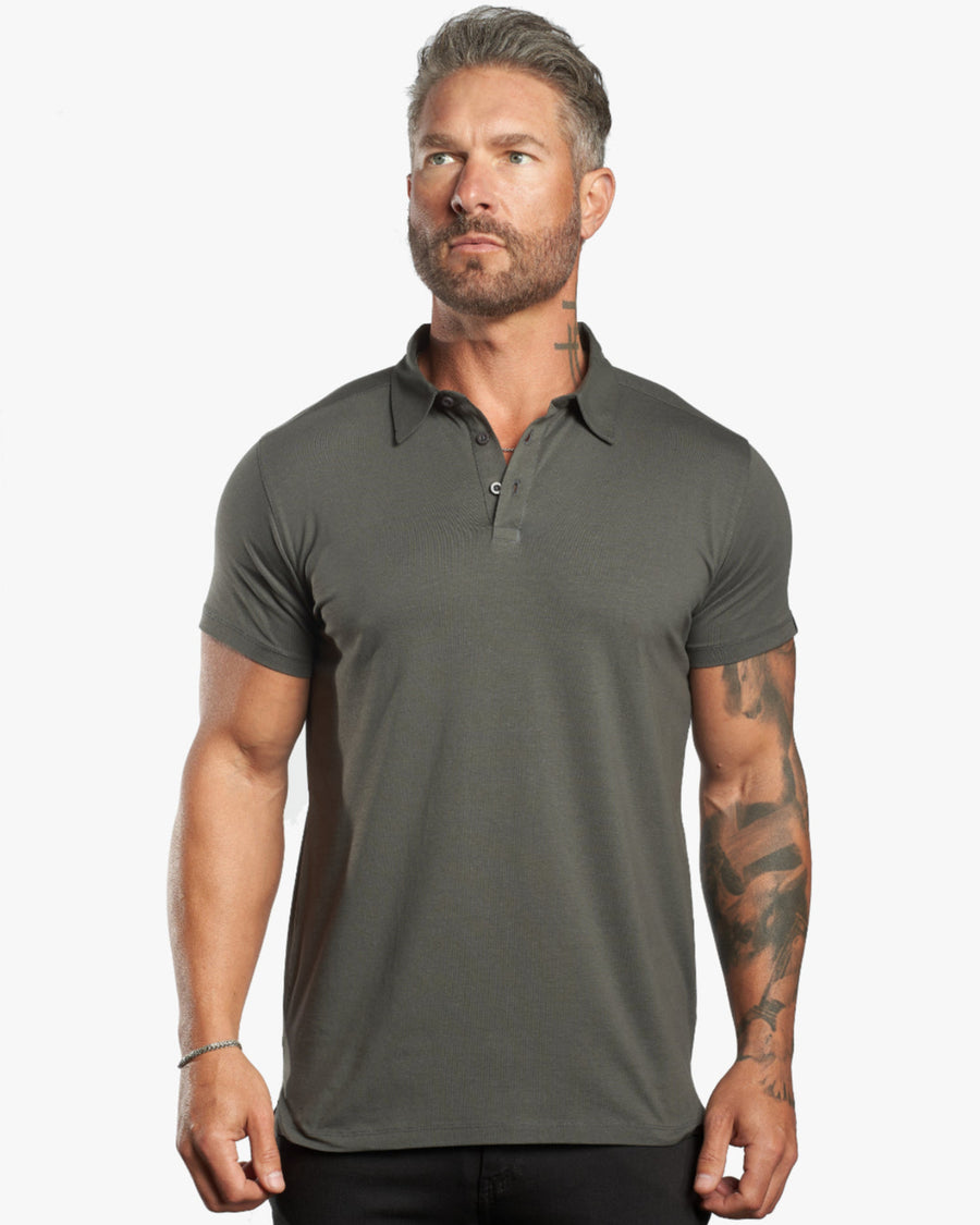The Addison Jersey Knit Fitted Polo [Lightweight] - WESTON JON BOUCHÉR