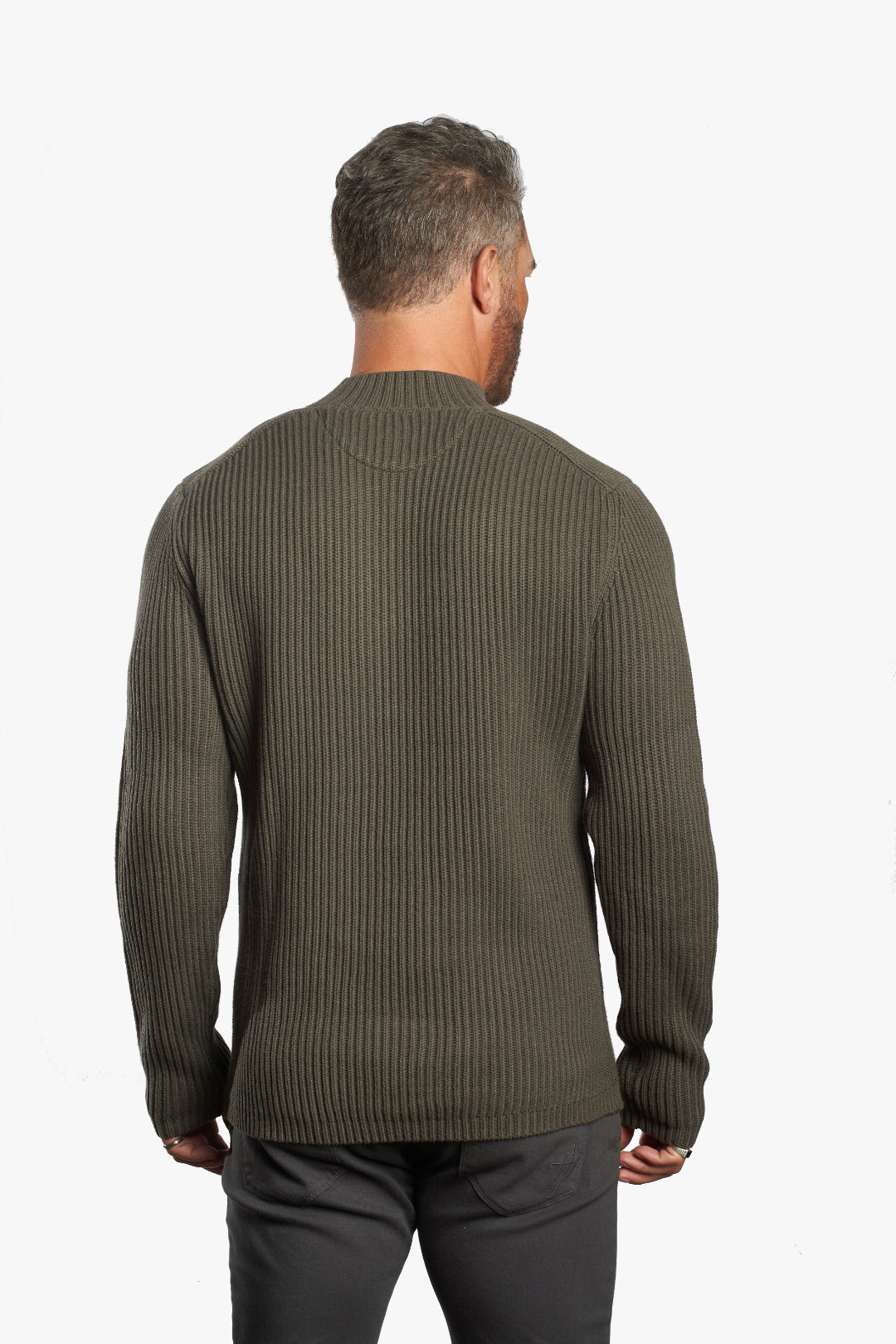 Sentry Half Zip Cashmere Wool Slim Fit Sweater [Heavyweight] PRE-ORDER