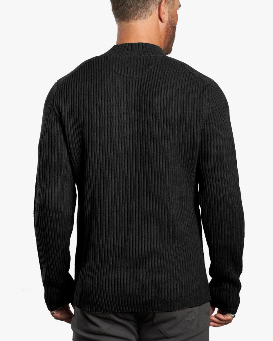 Sentry Half Zip Cashmere Wool Slim Fit Sweater [Heavyweight] PRE-ORDER