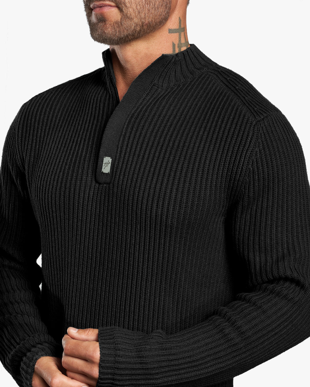 Sentry Half Zip Cashmere Wool Slim Fit Sweater [Heavyweight] PRE-ORDER