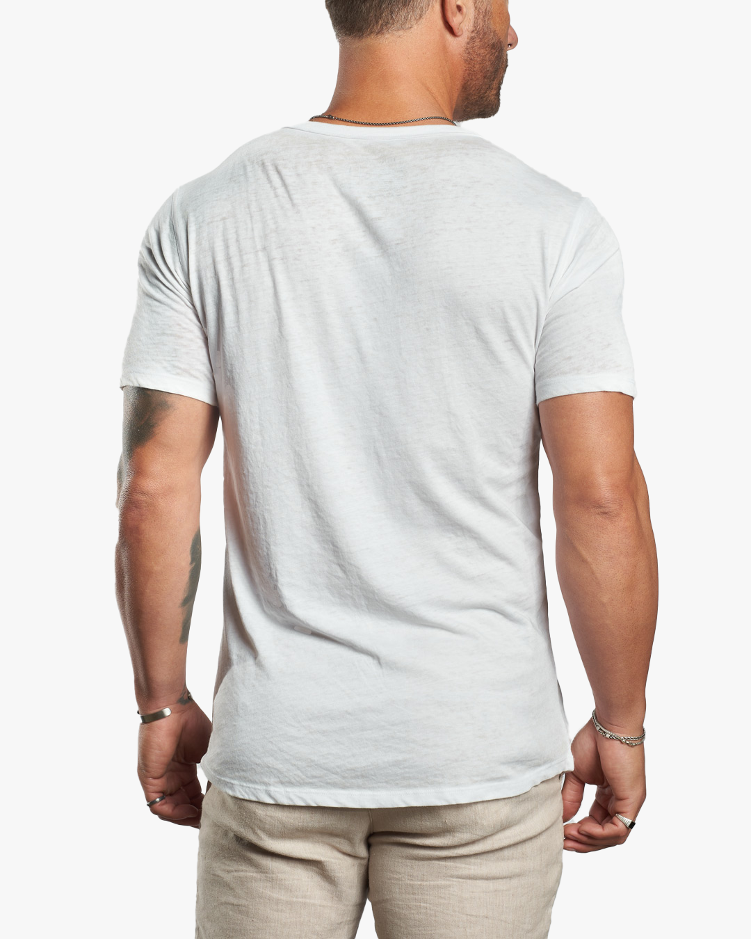 SS Burnout Lightweight SLIM fit Henley : PRE-ORDER