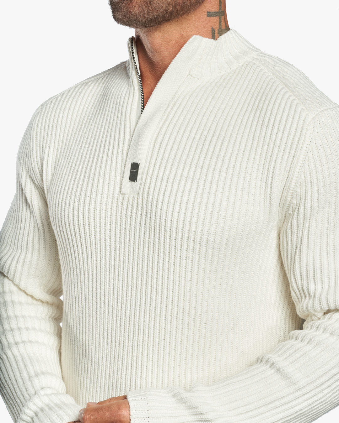 Sentry Half Zip Cashmere Wool Slim Fit Sweater [Heavyweight] PRE-ORDER