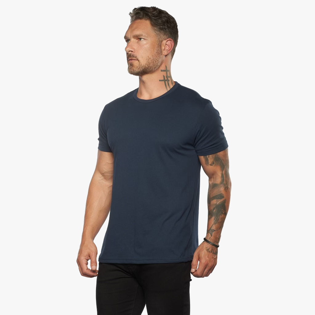 Ultra Soft Fitted Crew Neck Tee