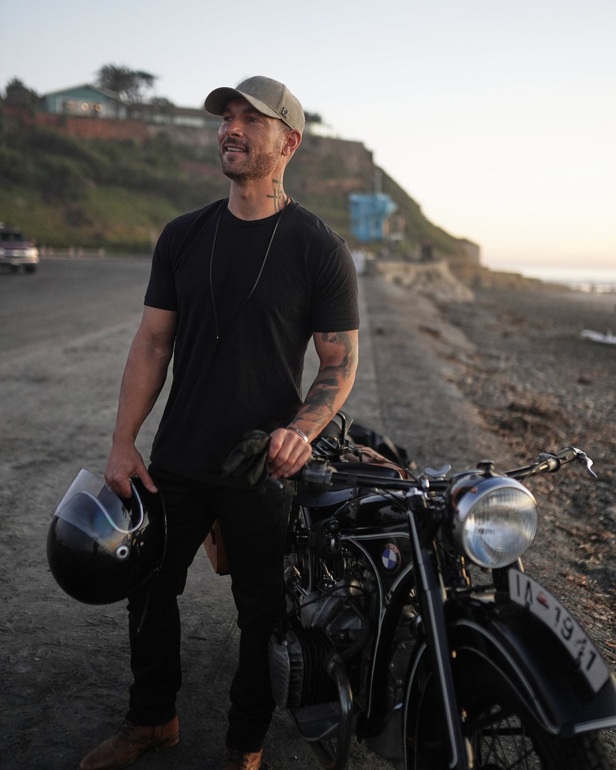 Ultra Soft Fitted Crew Neck Tee