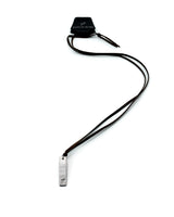 Reversible Stainless Steel Pendant Leather Necklace - weston-jon-boucher