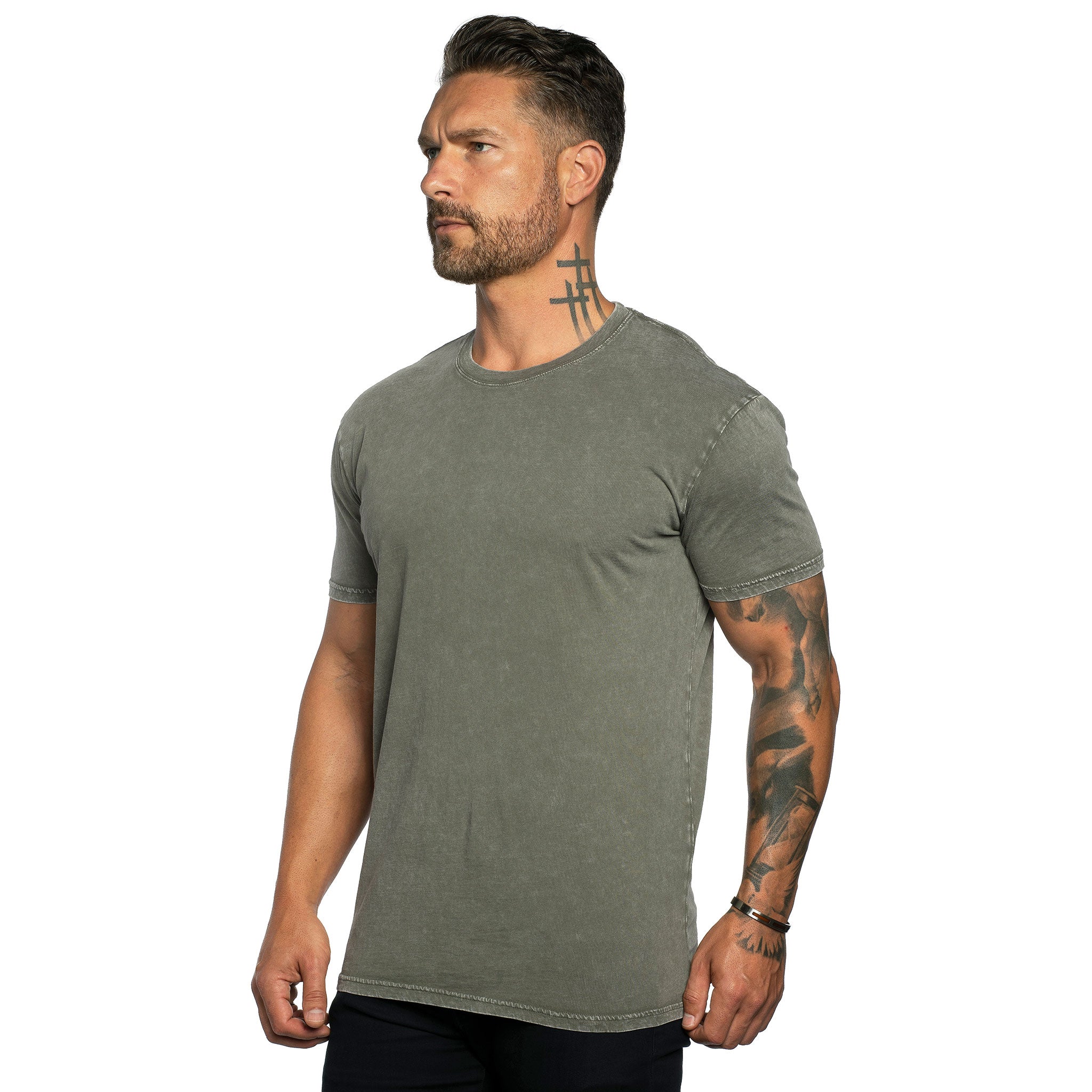 Scoop neck ribbed T-shirt, Le 31, Shop Men's Short Sleeve & 3/4 Sleeve  T-Shirts