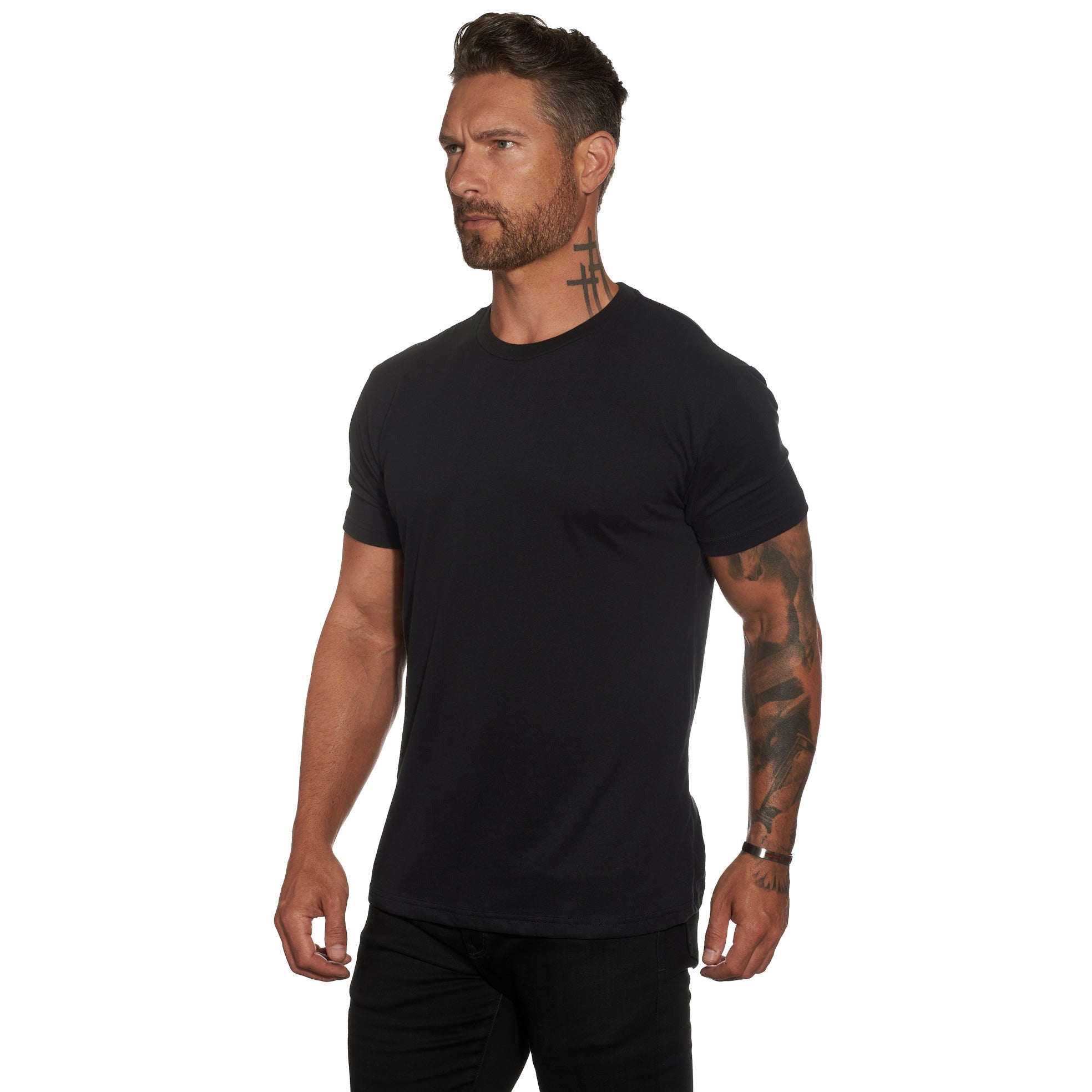 Solid stretch cotton shirt Athletic fit, Le 31